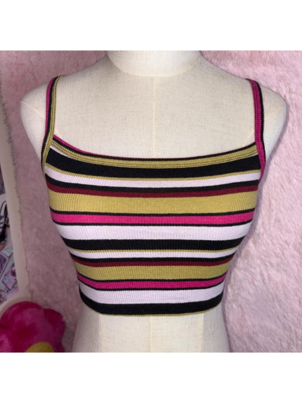Urban Outfitters striped cropped top